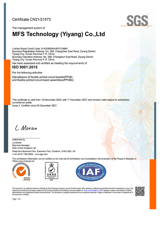 ISO9001-2015 Certificate